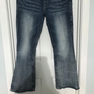Plus size boot cut jeans